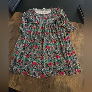 Parker Multicolor Swirl dress